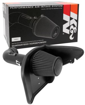 Chevrolet Camaro Performance Air Intake - K&N Engineering - Blackhawk Induction - Black - `10-`13